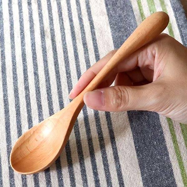 スプーン 木 長さ17cm L knob 木製 カトラリー 食器 10本セット