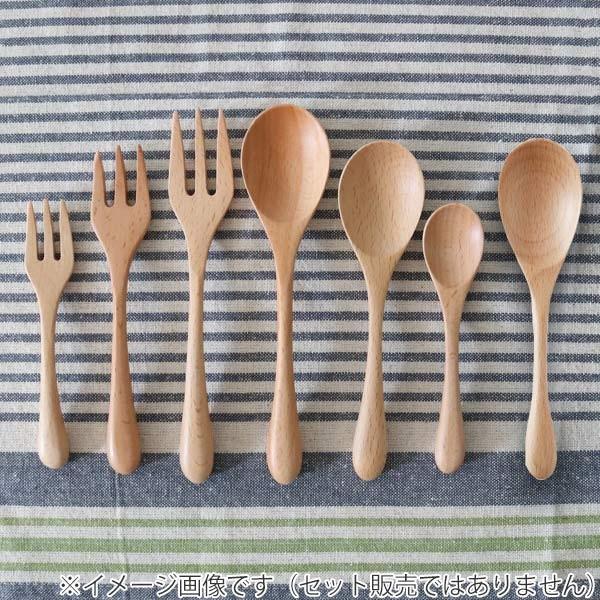 フォーク 木 長さ12.5cm S knob 木製 カトラリー 食器 （ 木製フォーク