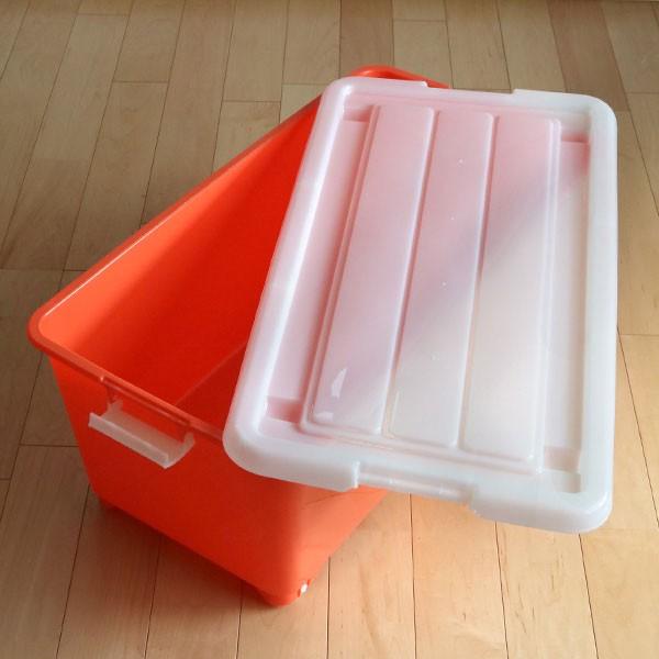 収納ボックス ふた付き 同色3個セット 約 幅40×奥行74×高さ31cm