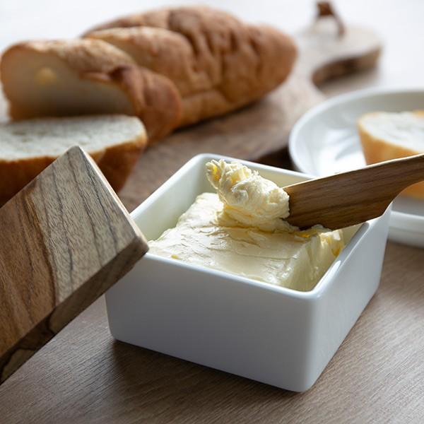 □在庫限り・入荷なし□ バターケース ハーフサイズ ロロ LOLO 白磁製