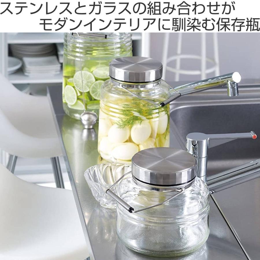 梅酒びん MCコンテナー 5L レードル付き ガラス製 （ 保存ビン ガラス保存容器 保存瓶 ）