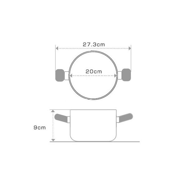 両手天ぷら鍋 20cm ガス火専用 からっと銅のあげなべ ( ガス火 両手天ぷら鍋 20cm ガス火専用 からっと銅のあげなべ ( ガス火