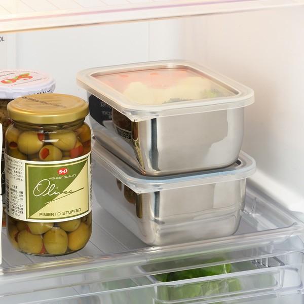 ヨシカワ 保存容器 郷技 ステンレス保存容器 800ml 2個組