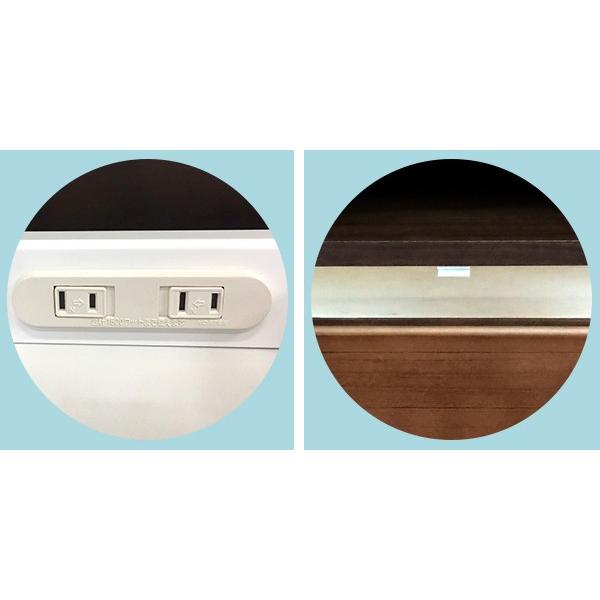 すき間収納 サイドチェスト 3段 木製 コンセント付 37.5cm （ ナイトテーブル サイドテーブル テーブル チェスト ） | ブランド登録なし | 06