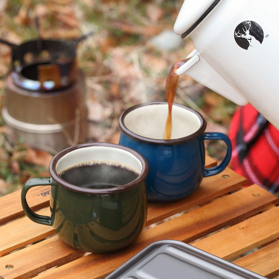 CAPTAIN STAG アウトドア食器 ホーロー マグカップ コップ CAPTAIN STAG アウトドア食器 ホーロー マグカップ コップ