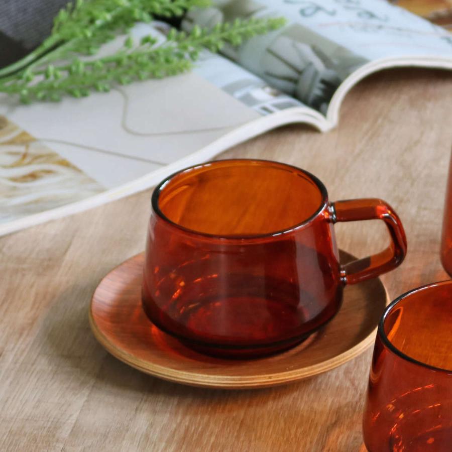 KINTO キントー SEPIA カップ&ソーサー 270ml （ コーヒーカップ