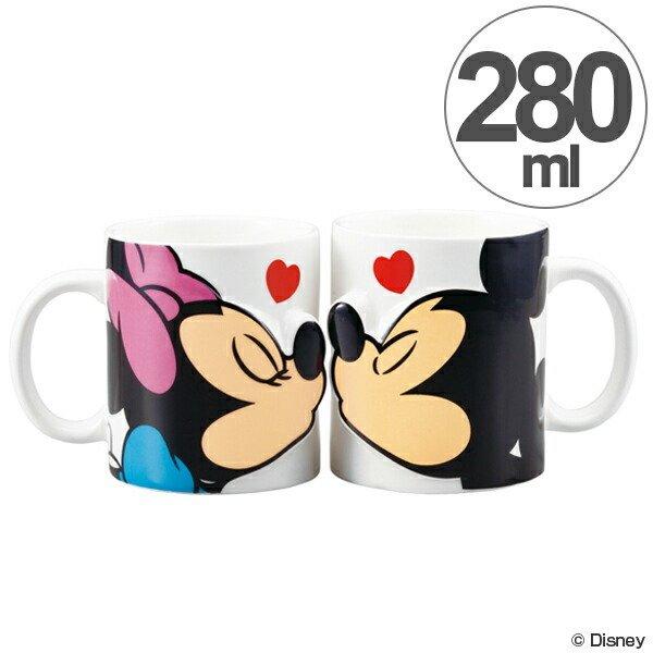 マグカップ ペア ミッキーマウス ミニーマウス キス セット 磁器 食器 キャラクター 食洗機対応 コップ 電子レンジ対応 マグ カップ 大人 子供 リビングート Paypayモール店 通販 Paypayモール