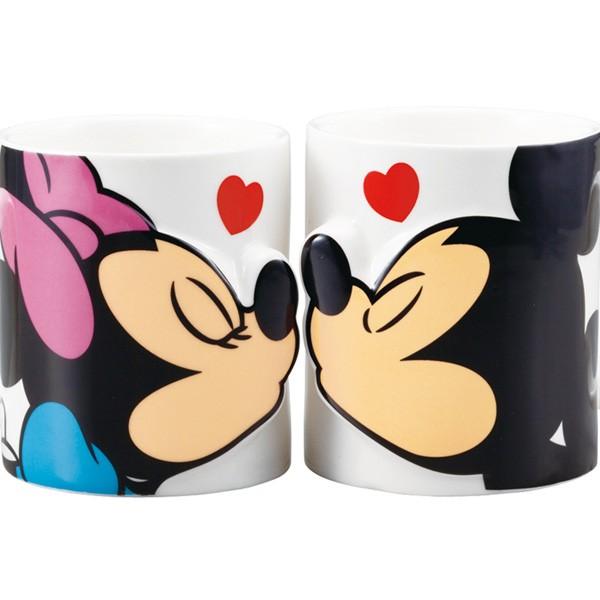 Disney マグカップ ペア ミッキーマウス ミニーマウス キス