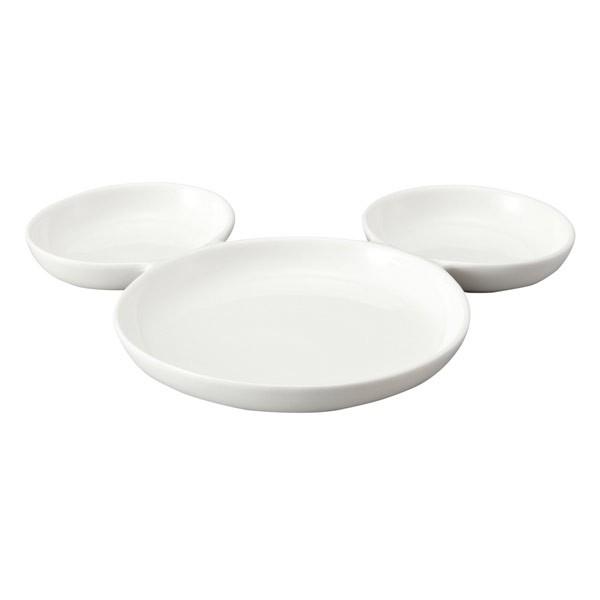 Disney（ディズニー） 醤油皿 ミッキーマウス 薬味皿 仕切り皿 磁器