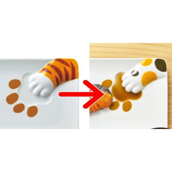 プレート どろぼう猫魚プレート とらねこ 皿 仕切り皿 磁器 食器 プレート どろぼう猫魚プレート とらねこ 皿 仕切り皿 磁器 食器