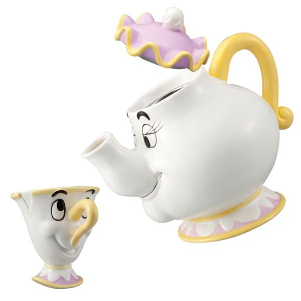 Disney（ディズニー） ティーポット カップ セット 美女と野獣 急須