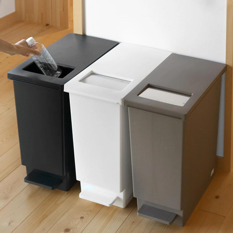 TONBO（新輝合成） ゴミ箱 30L 同色3個セット ユニード プッシュ