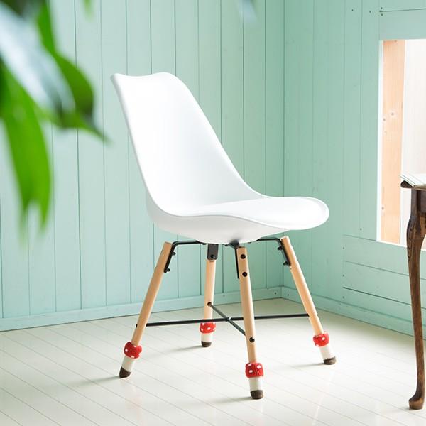 椅子の脚カバー チェアソックス chair socks Kinoko 二重構造 4個入 一脚分 （ 椅子 いす イス ）｜livingut｜05
