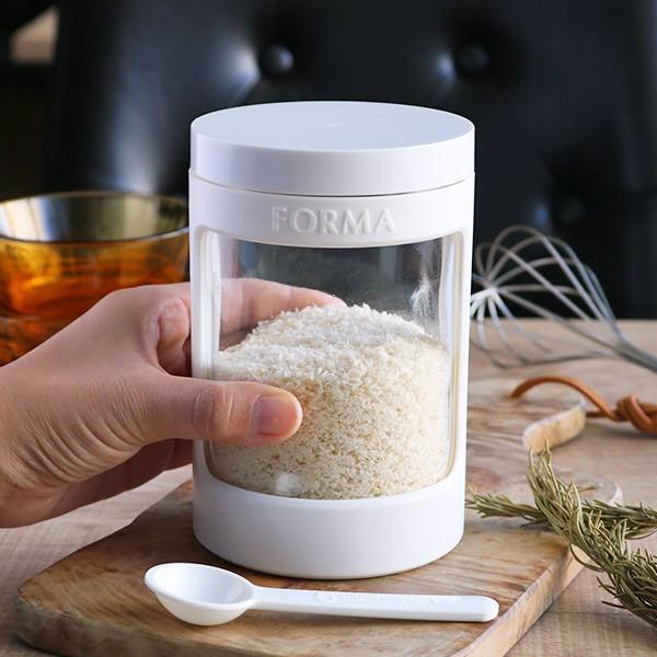 保存容器 フォルマ 調味料ポット 680ml 計量スプーン付き 5個セット