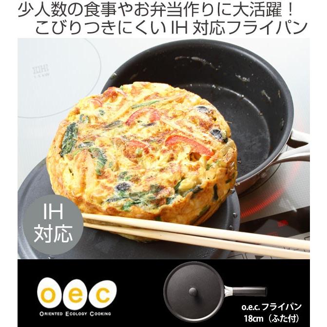 貝印 フライパン O.E.C. 脇雅世 IHフライパン 18cm ふた付 IH 貝印 フライパン O.E.C. 脇雅世 IHフライパン 18cm ふた付 IH