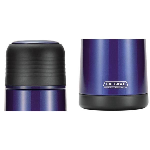 パール金属 水筒 オクターブ 広口スリムダブルステンレスボトル 500ml