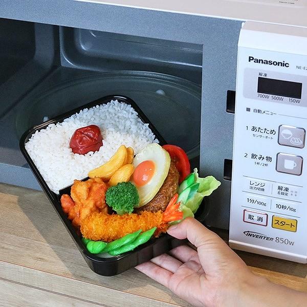 お弁当箱 1段 ガッツリ パッキン付 1000ml （ 弁当箱 大容量 仕切り付 1L 日本製 ）｜livingut｜02