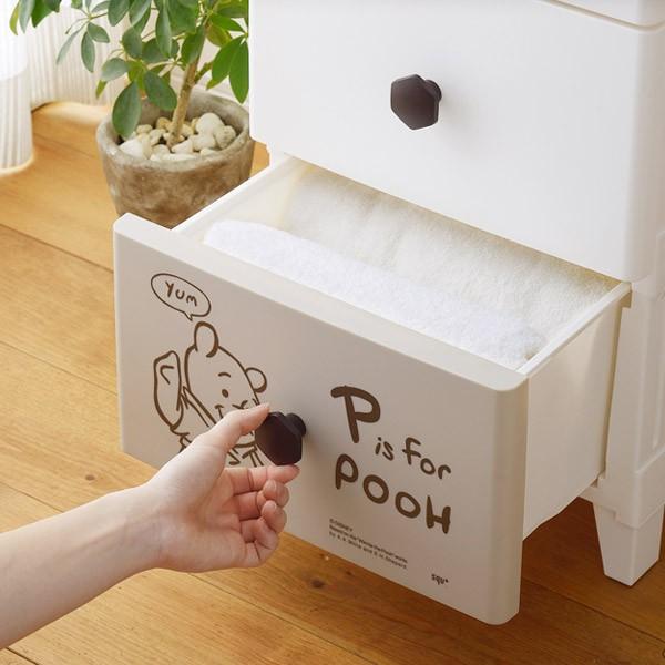 Disney（ディズニー） チェスト 4段 タンス 約 幅34×奥行45×高さ88cm