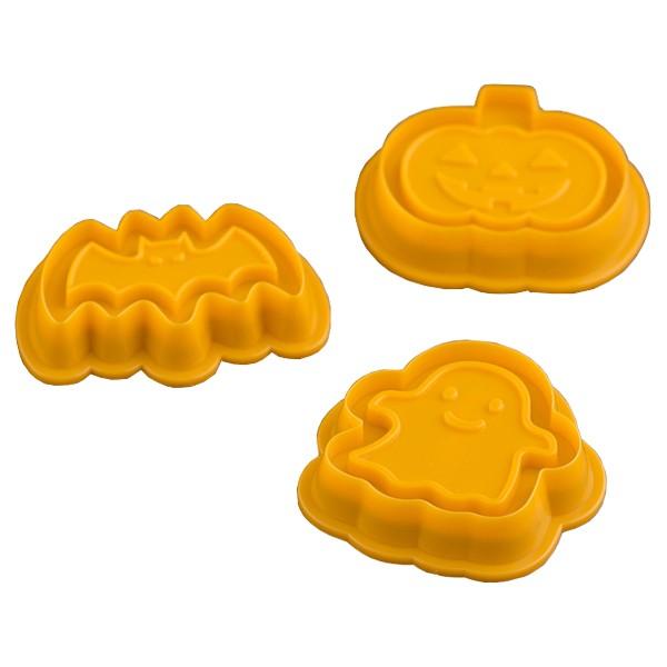 貝印 クッキー型 ハロウィン チョコクッキー型 コウモリ かぼちゃ