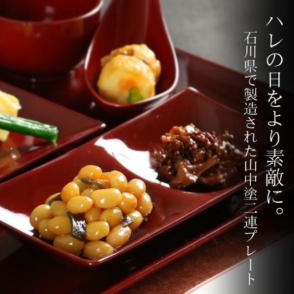 ツープレート クリーンコート加工 食器 山中塗 日本製 （ 電子レンジ