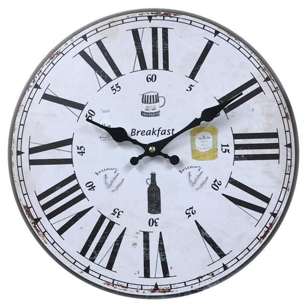 掛け時計 33cm カフェタイム 2 モチーフクロック Cafe Time 
