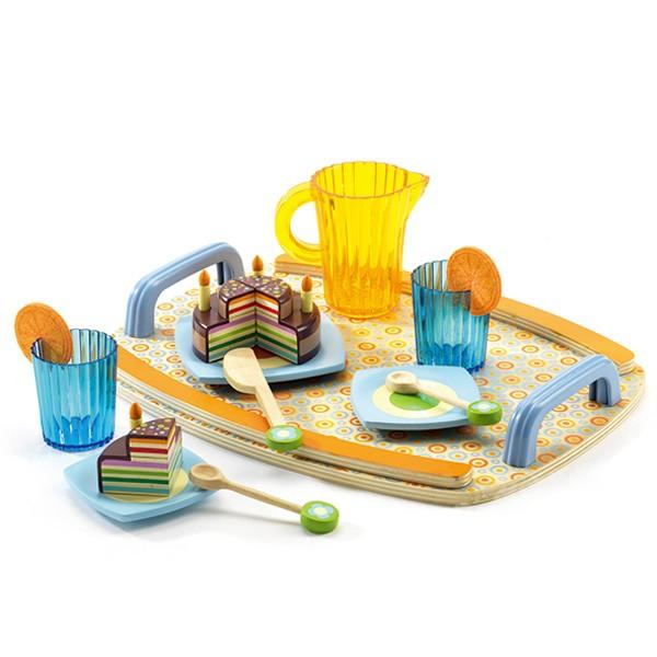 ままごと 木製 ギャビーズティーパーティー 食器セット 知育玩具