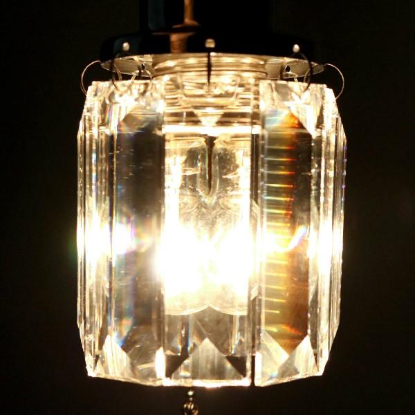 照明 ペンダントライト 1灯 クリスタルガラス LED対応 モビール