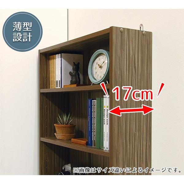 文庫本ラック 壁面収納 タワー 幅55.5cm （ CDラック DVDラック スリムラック 壁面収納 本棚 ）｜livingut｜06