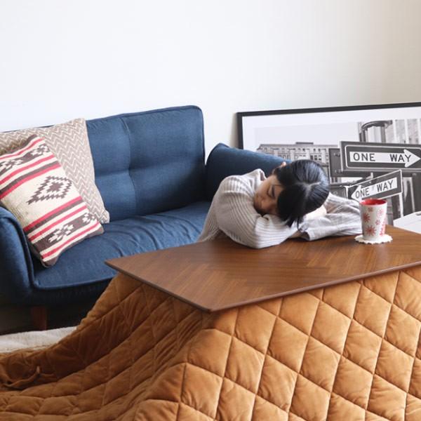 □在庫限り・入荷なし□ 家具調こたつ マルクス 幅90cm （ コタツ 机