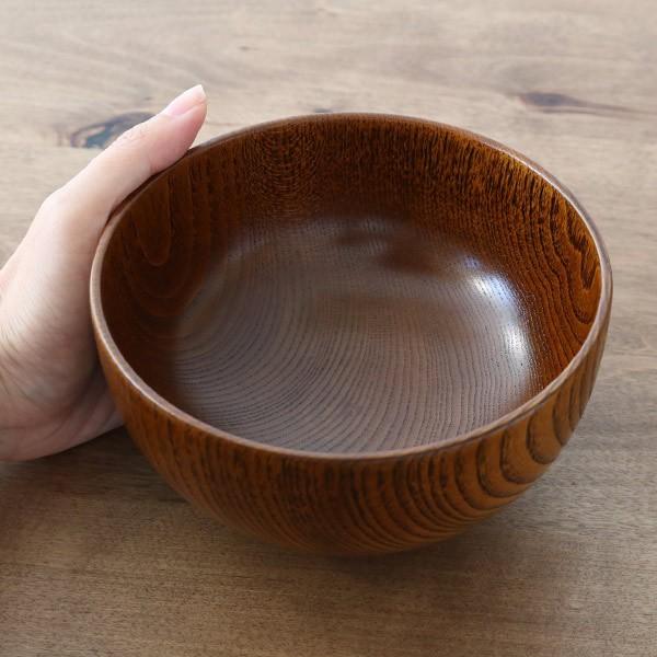 どんぶり 木製 670ml 栗 布袋丼 ミニどんぶり 天然木 食器 （ お椀 椀