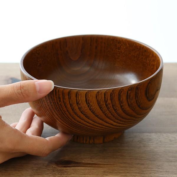 どんぶり 木製 670ml 栗 布袋丼 ミニどんぶり 天然木 食器 （ お椀 椀