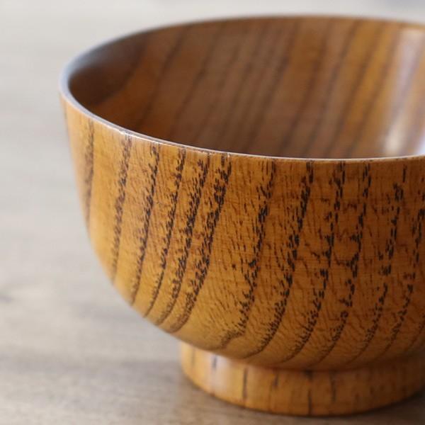 汁椀 子ども用 200ml 木製 漆 茶碗 同色6個セット （ お椀 椀 おわん