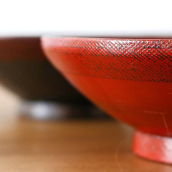 中鉢 木製 320ml 浅型 浅椀 布張り 漆 器 天然木 食器 （ 鉢 お椀 椀