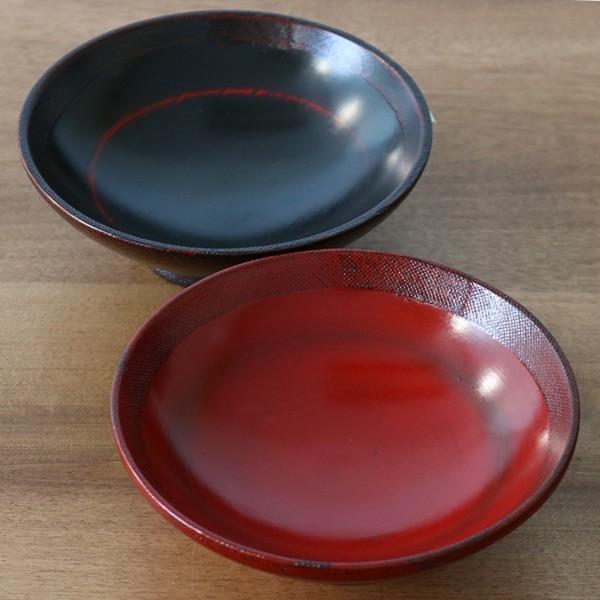 中鉢 木製 320ml 浅型 浅椀 布張り 漆 器 天然木 食器 同色6個セット
