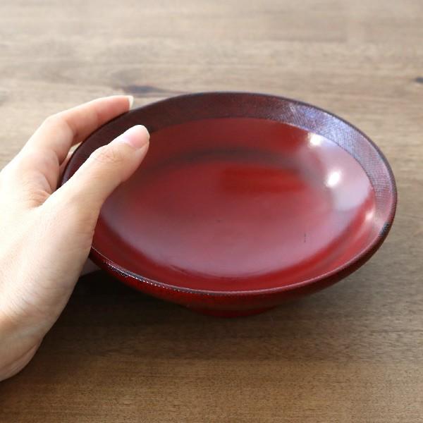 中鉢 木製 320ml 浅型 浅椀 布張り 漆 器 天然木 食器 同色6個セット