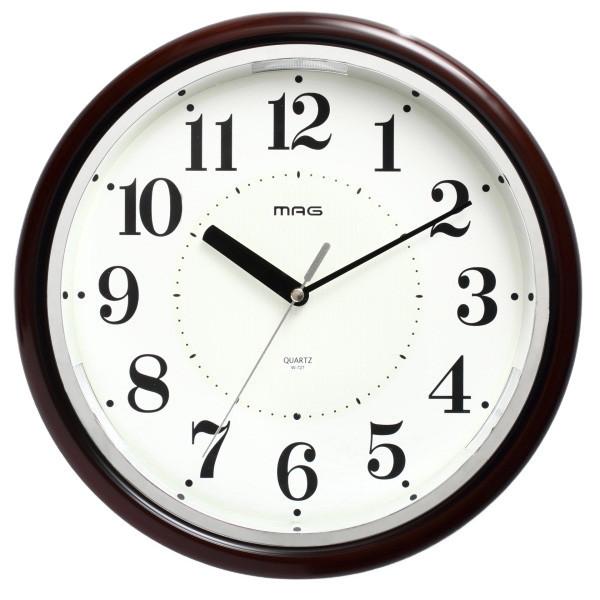 掛け時計 30.3cm 自動点灯 ライト付き 光明 連続秒針 （ 時計 壁掛け