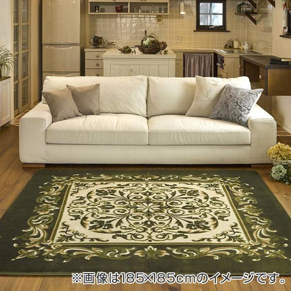 カーペット 厚手 4畳 200×300cm 床暖 ホットカーペット対応 ラグマット