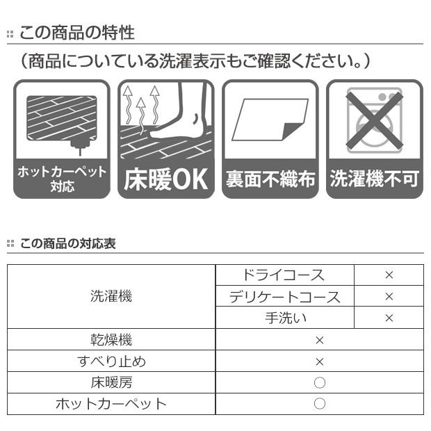 ラグ 3畳 200×250cm 床暖 ホットカーペット対応 ラグマット ワイン