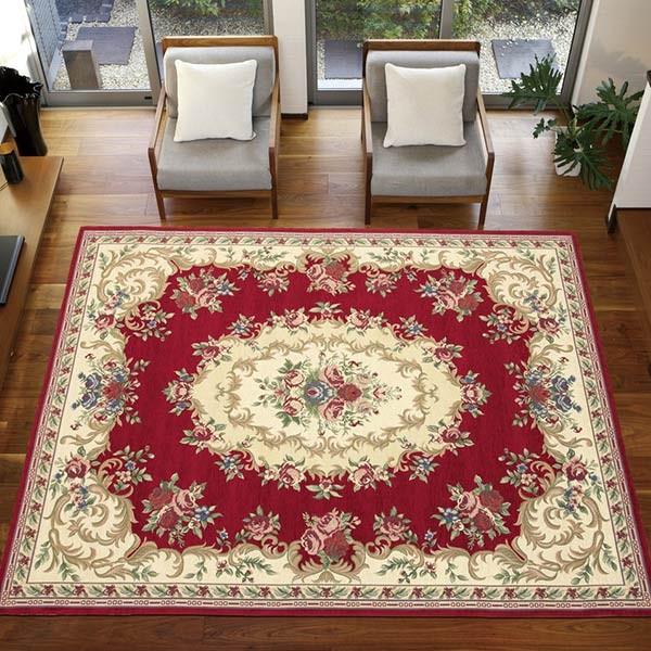 □在庫限り・入荷なし□ ラグ 200×250cm 3畳 ゴブラン織り 薄手 ザイン