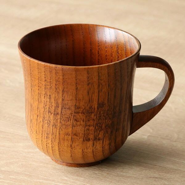 マグカップ 260ml 低価格の 木製 漆 ティーカップ 天然木 食器 コップ 木 素晴らしい品質 カップ マグ 木目 コーヒーカップ 漆塗り
