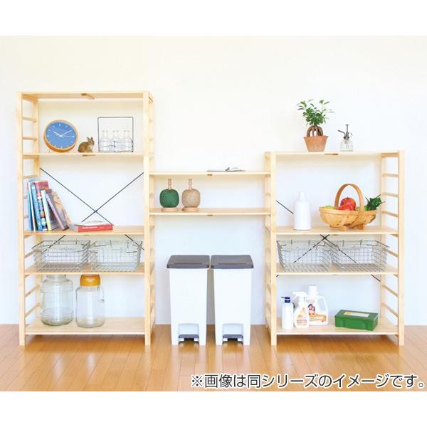 フリーラック 薄型 6段 天然木 オープンラック 幅78cm （ ラック 
