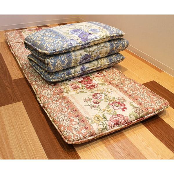 少し小さめの敷布団 敷布団 少し小さ目 4つ折り敷ふとん 国産 （ 布団 ふとん 寝具