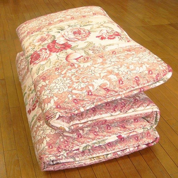 敷布団 少し小さ目 4つ折り敷ふとん 国産 （ 布団 ふとん 寝具