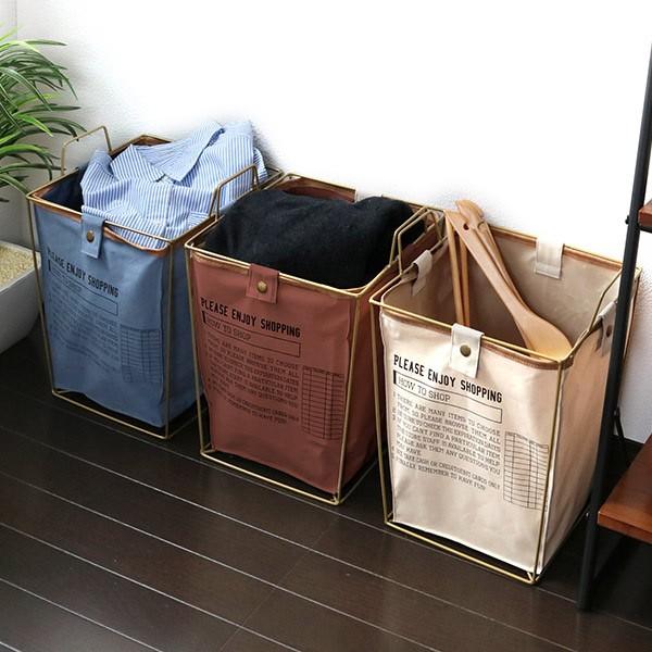 収納ボックス 幅29×奥行27×高さ37cm 布 メソッド・ワイヤーボックス