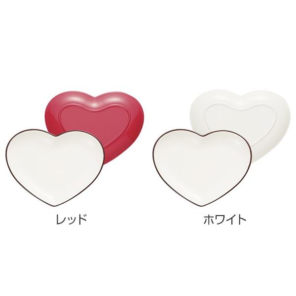 プレート 18cm felice ハート プラスチック 食器 日本製 同色5枚セット
