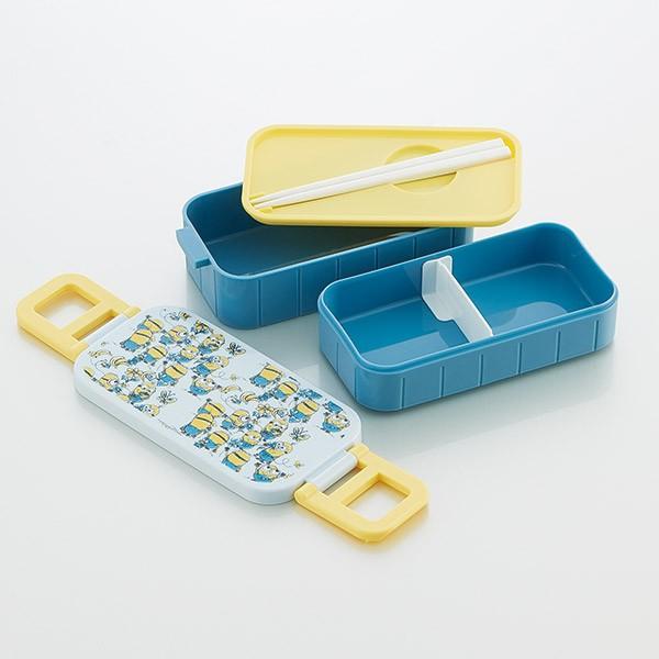 スケーター お弁当箱 2段 ミニオンズ 手書きタッチ 600ml 箸付き