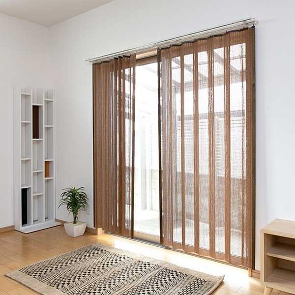 天然素材 スモークドバンブーカーテン 100×178 天然素材 スモークドバンブーカーテン 100×178