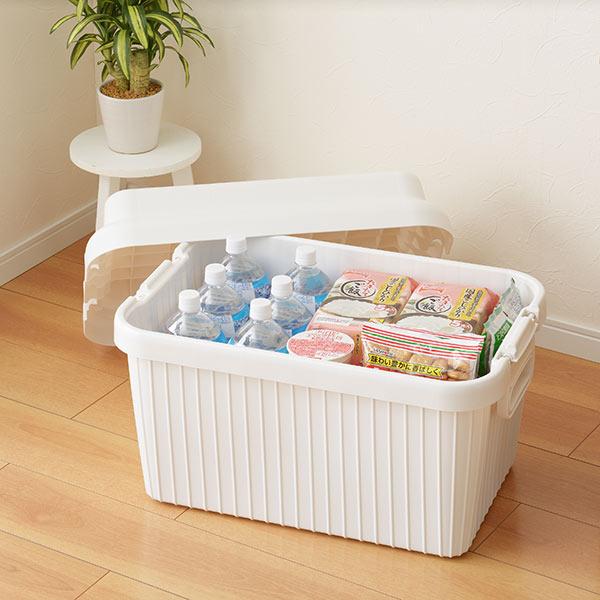 仏教 収納箱付き 楽天市場】収納ボックス フタ付き 前開き 浅型 4個セット キャスター