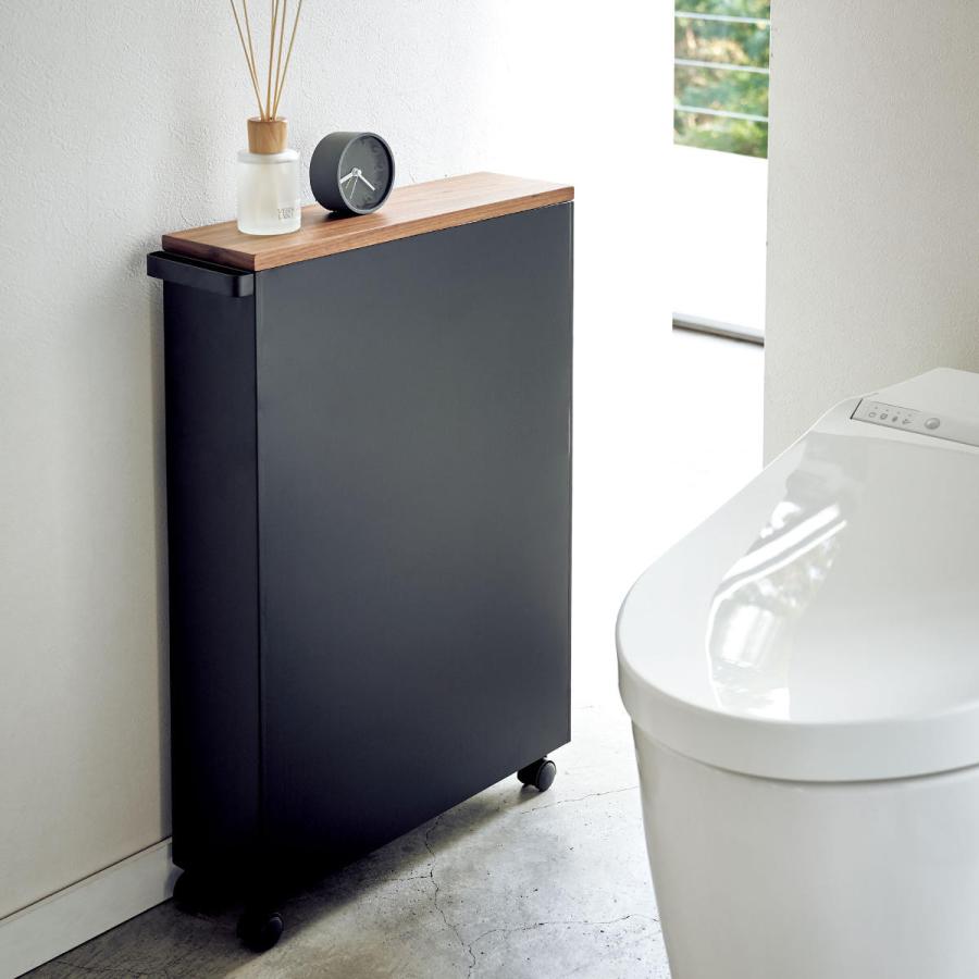 tower 特典付き 山崎実業 ハンドル付きスリムトイレラック