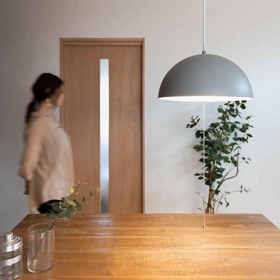 ドーム型 ペンダントライト 2灯 白 イシグロ ペンダントライト 2灯 ドーム LED対応 スチール 天井